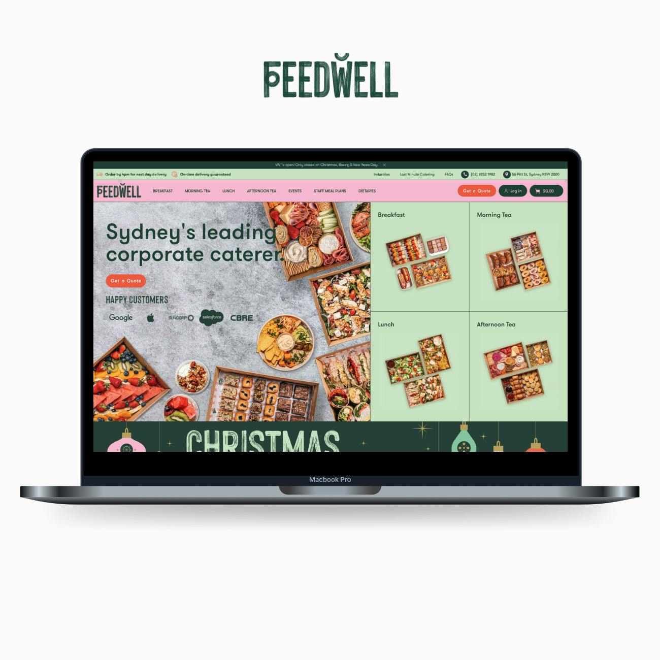 Feedwell - custom build eCommerce webstite using WooCommerce by Freelance Web Developer WebKingdom