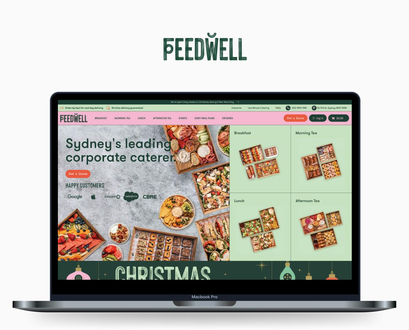 Feedwell - custom build eCommerce webstite using WooCommerce by Freelance Web Developer WebKingdom